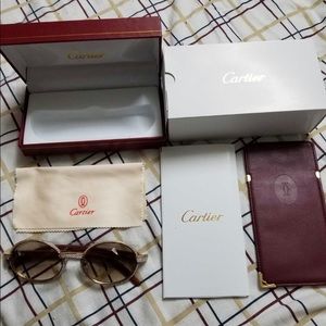 Custom 90s vintage Cartier’s.....10ct CZ diamonds